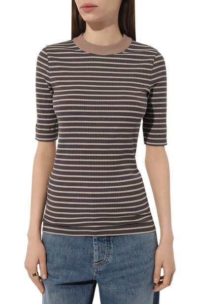 Хлопковый пуловер BRUNELLO CUCINELLI, арт. ML933EH610, фото 3