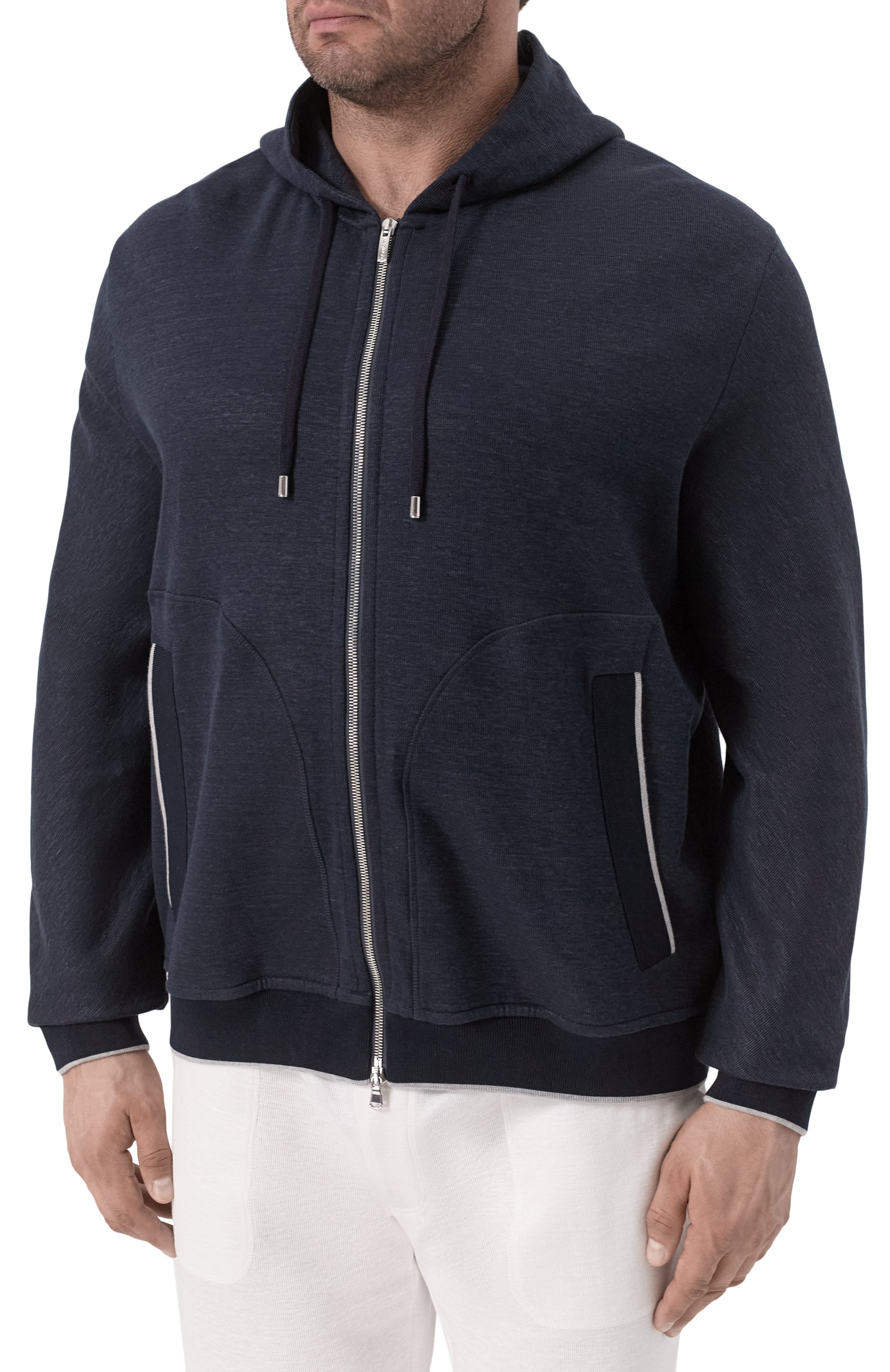 Толстовка изо льна и хлопка CORTIGIANI, арт. 2A4611, фото 3