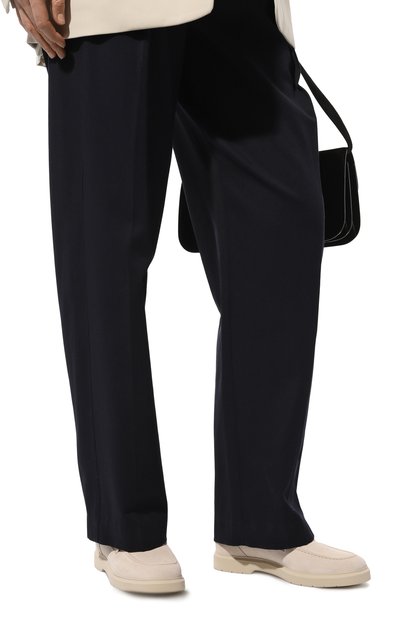 Замшевые лоферы BRUNELLO CUCINELLI кремового цвета по цене 97350 руб., арт. MZSFGB1120, фото 3 Замшевые лоферы BRUNELLO CUCINELLI, арт. MZSFGB1120, фото 3