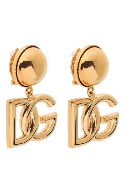 Клипсы DOLCE & GABBANA золотого цвета по цене 42100 руб., арт. WEN6P6/W1111, фото 3 Клипсы DOLCE & GABBANA, арт. WEN6P6/W1111, фото 3