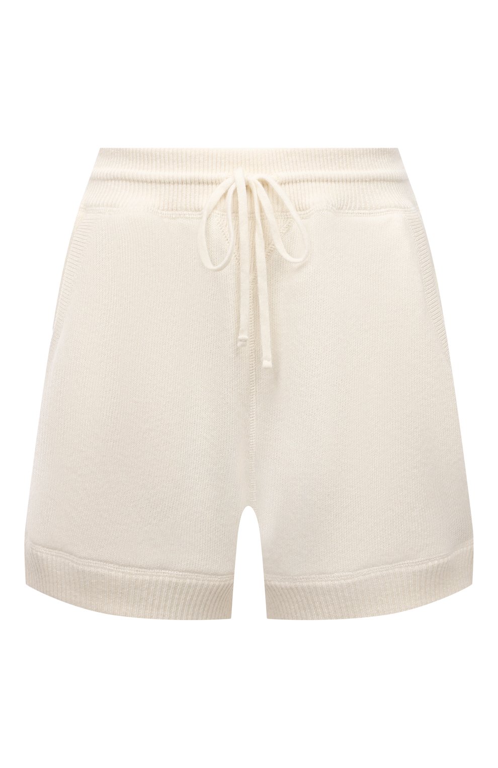 Шерстяные шорты MIU MIU кремового цвета по цене 175000 руб., арт. MMP165-1ZDJ-F0009, фото 1 Шерстяные шорты MIU MIU, арт. MMP165-1ZDJ-F0009, фото 1