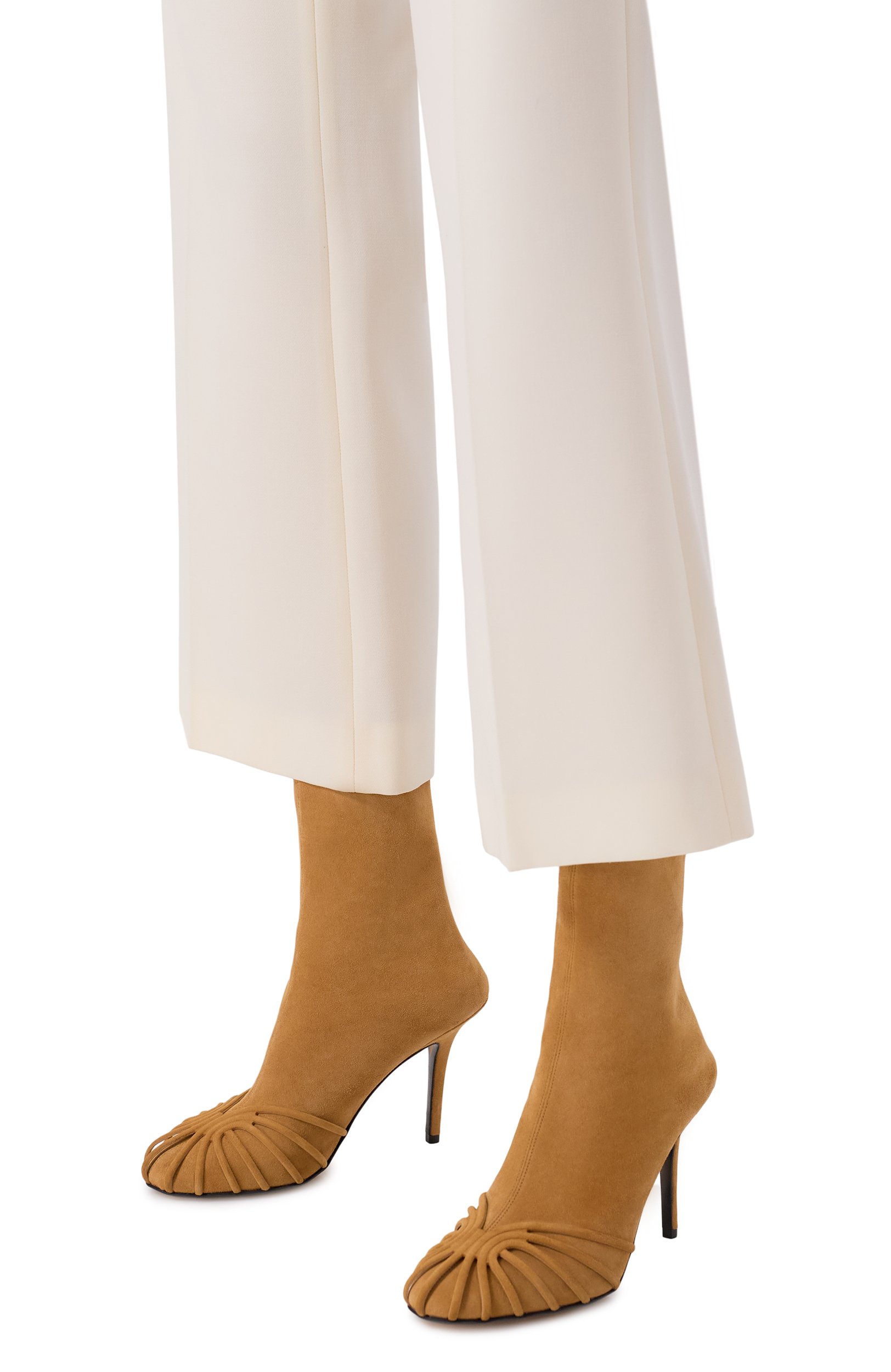 Замшевые ботильоны karen 95 ALEVI MILANO, арт. L26S7004.R.1355CU0/SUEDE STRETCH, фото 2