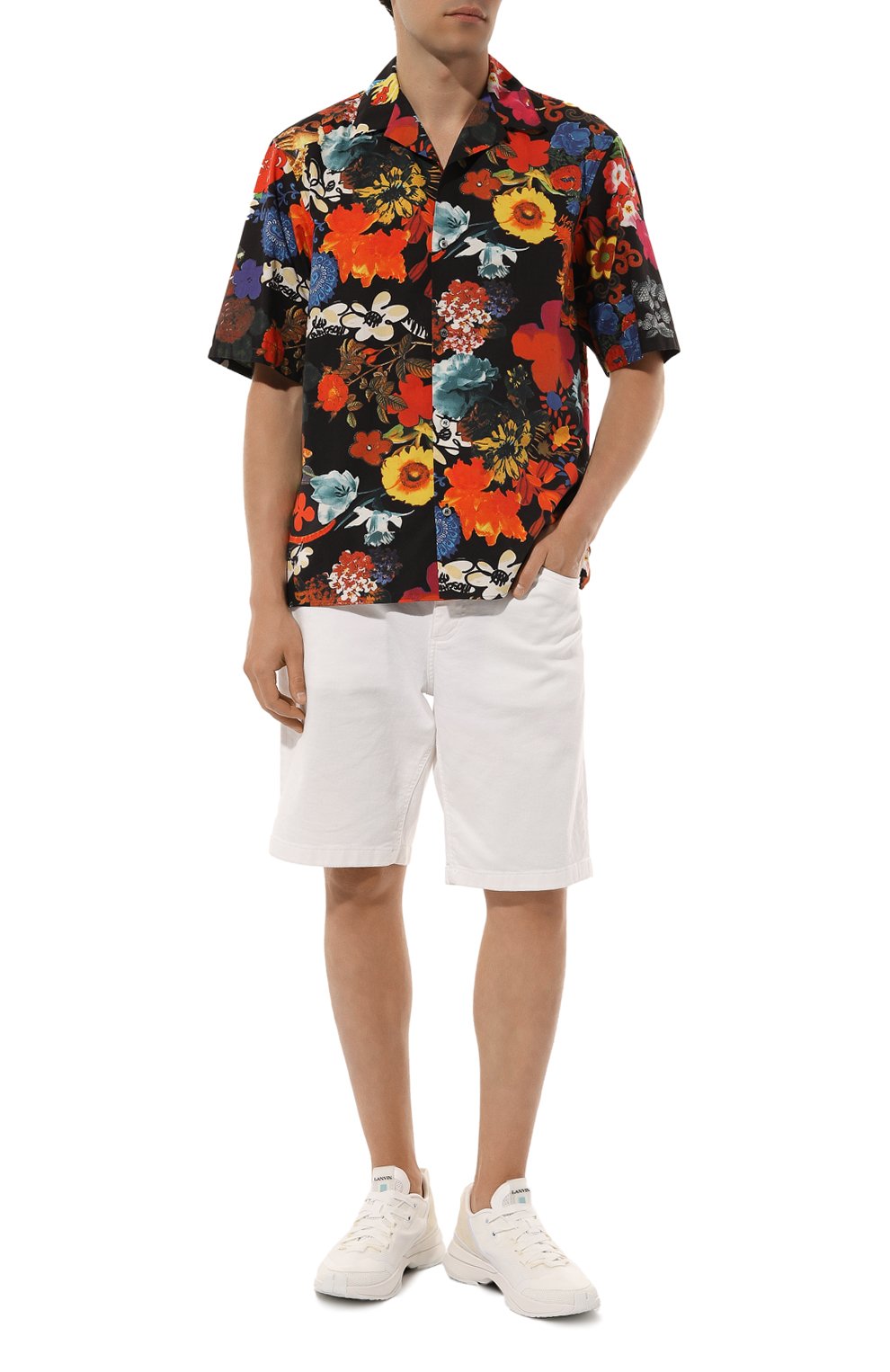 Комбинированные кроссовки l-i mesh LANVIN, арт. FM-SKAK01-SUSH-P24, фото 2