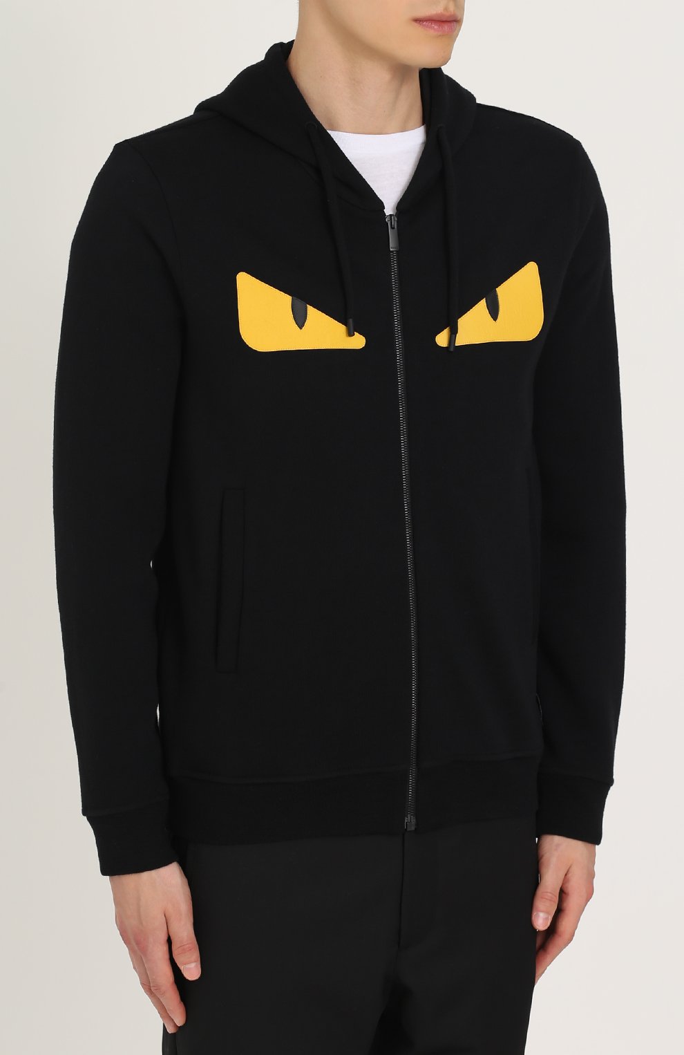 Кардиган на молнии с принтом и капюшоном FENDI, арт. FY0796/5EY, фото 3