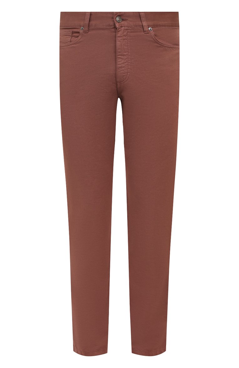 Брюки из хлопка и льна ZEGNA, арт. UZI37/GAN, фото 1