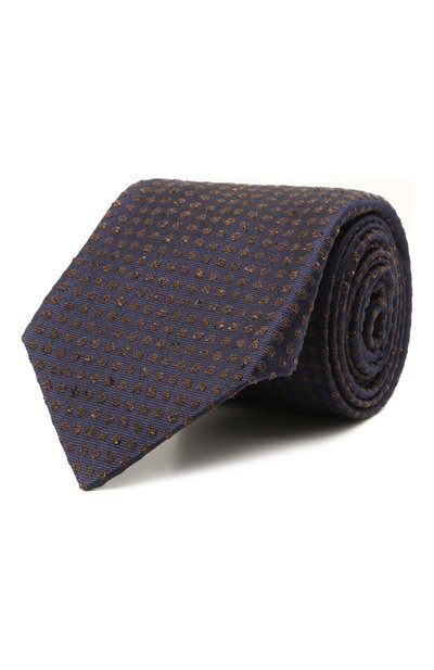 Мужской галстук из шелка и шерсти KITON, арт. UCRVKAC08G26
