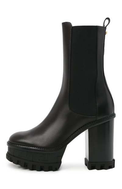 Кожаные ботильоны greca labyrinth VERSACE, арт. DST420Q/DVTA3, фото 3