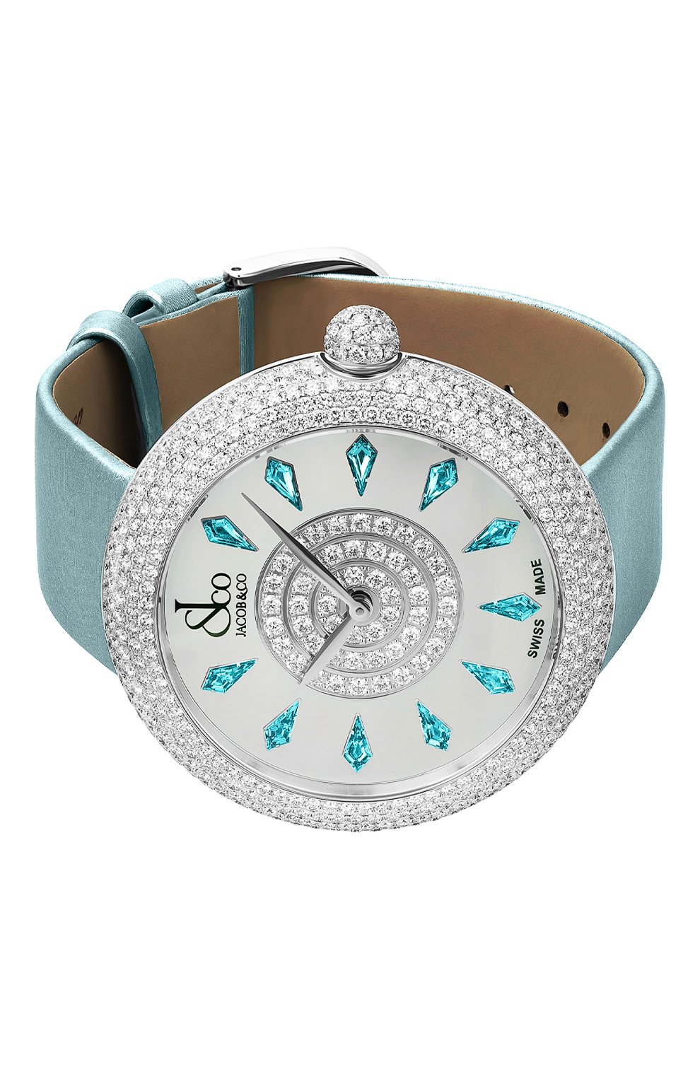Часы icy blue sapphire JACOB AND CO, арт. BQ020.10.RH.KG.A, фото 2
