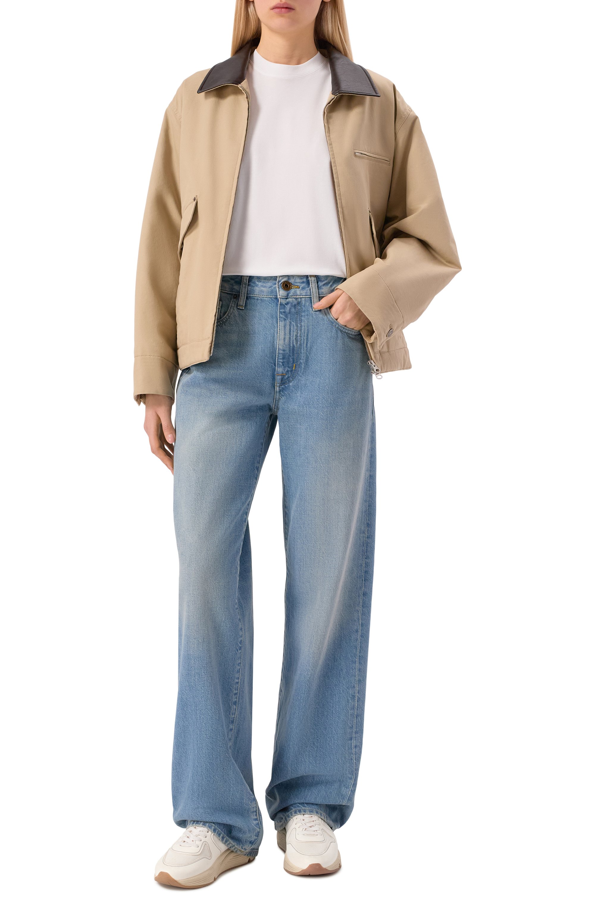 Комбинированные кроссовки running sole GOLDEN GOOSE DELUXE BRAND, арт. GWF00126.F003928, фото 3