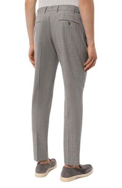 Брюки из шерсти и хлопка ANDREA CAMPAGNA, арт. GL0BE, фото 4