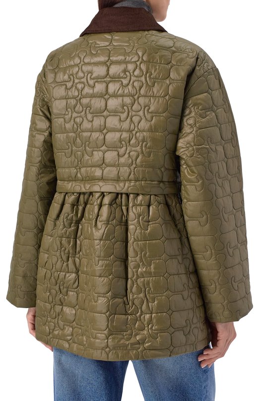 Куртка Ganni W0965/6905 Хаки  W0965/6905 Фото 4