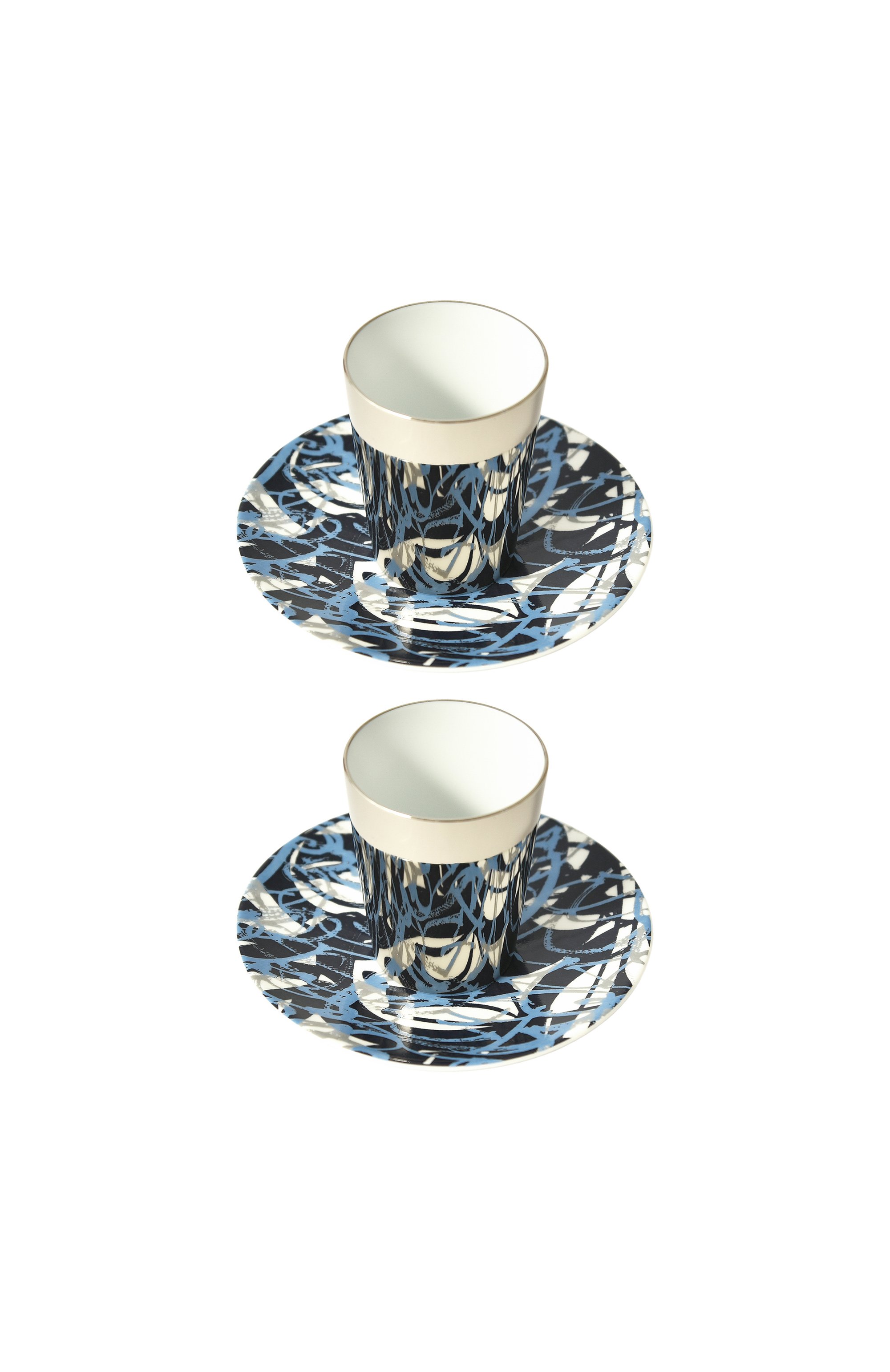 Набор из 2-х чашек для эспрессо с блюдцами nuit des esprits BERNARDAUD, арт. 2604/22172, фото 1