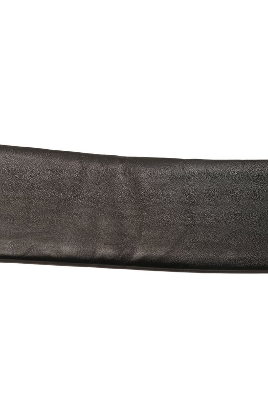 Кожаный шарф DROMe Чёрный, фото 3