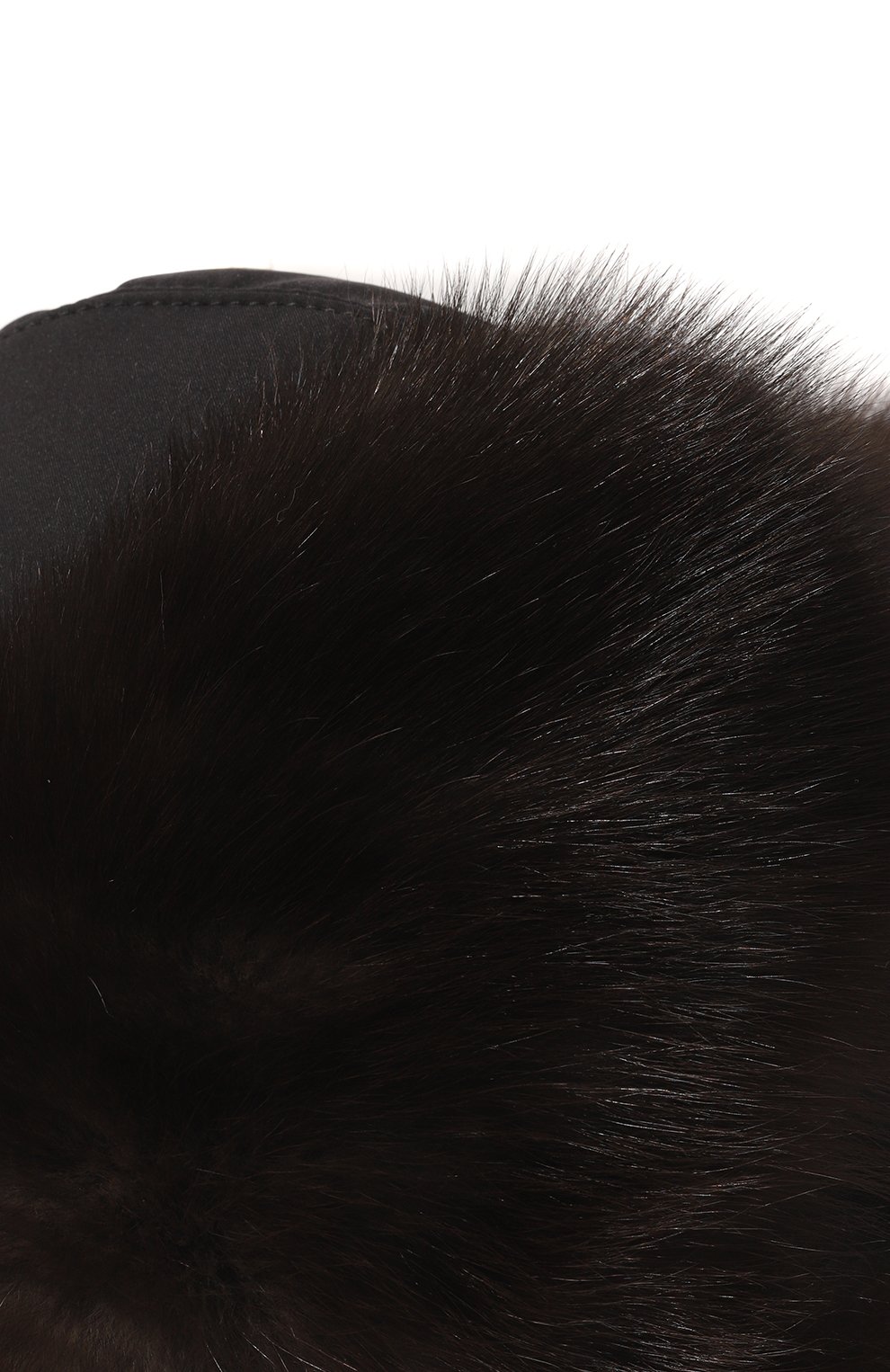 Шапка-ушанка из кашемира и меха соболя BLACK SABLE, арт. BS-005AF1, фото 4