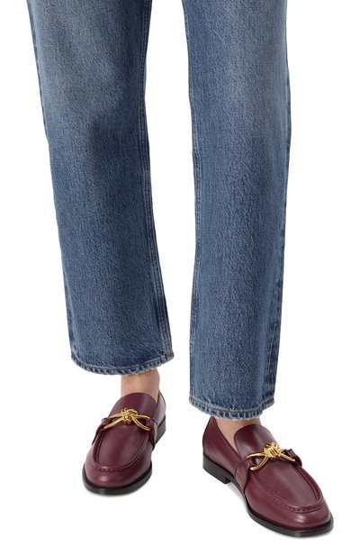 Женские кожаные лоферы astaire BOTTEGA VENETA, арт. 796697/V5DZ0