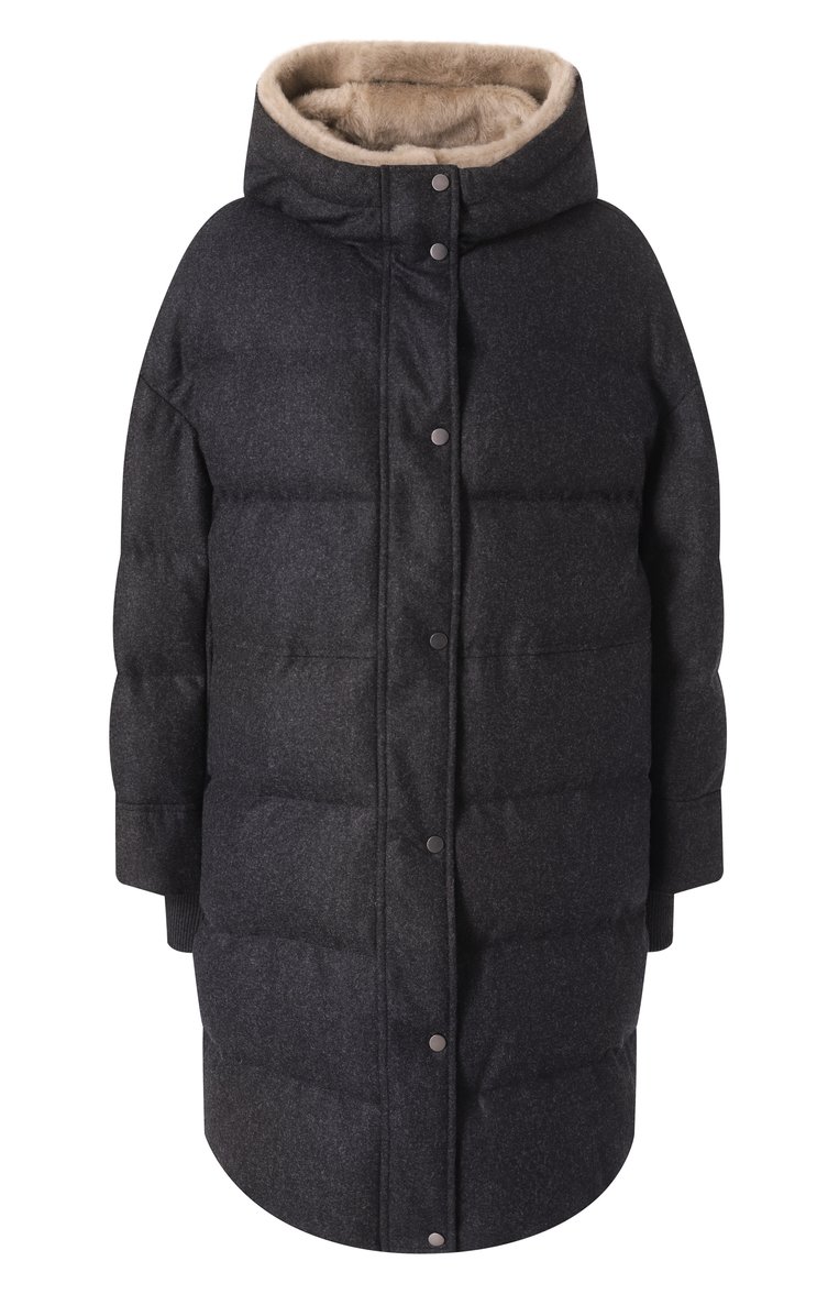 Шерстяной пуховик BRUNELLO CUCINELLI, арт. M038P9703, фото 1