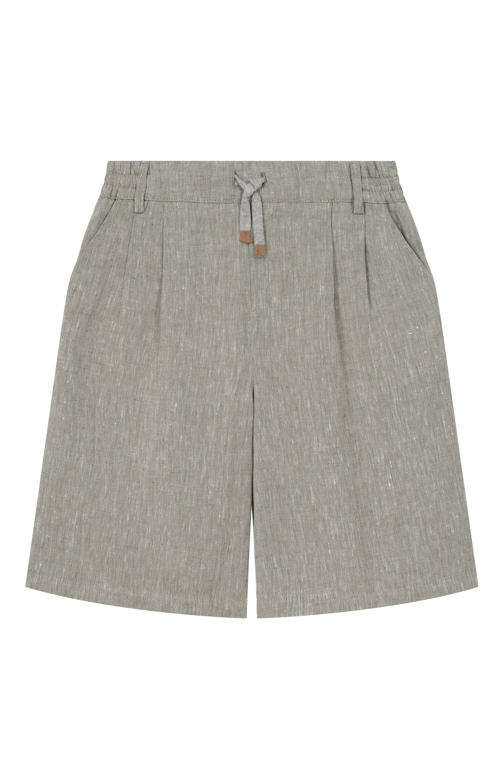 Шорты изо льна и хлопка ELEVENTY, арт. EY6P19/I0316_001, фото 1