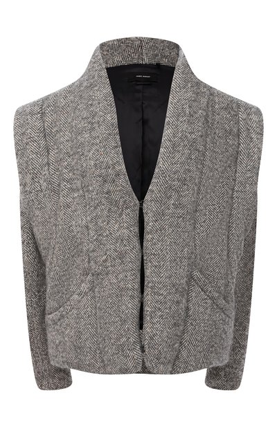 Женская шерстяная куртка ISABEL MARANT, арт. MA0887-20H020I/ANISEA