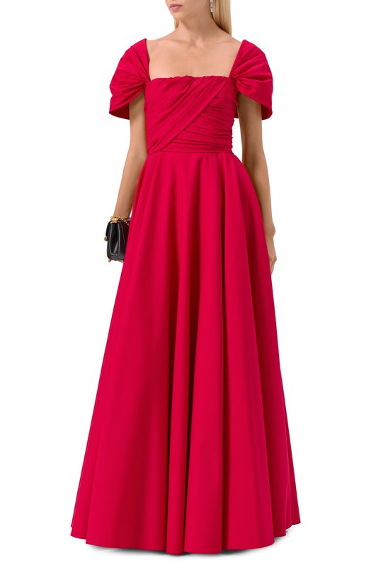 Хлопковое платье Giambattista Valli 25FWPVTE5090/40P0P Красный  25FWPVTE5090/40P0P Фото 2