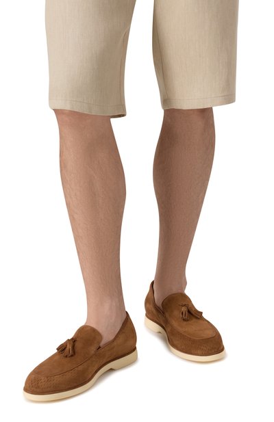 Замшевые лоферы ZILLI, арт. H0191BM1100VZTP03, фото 3