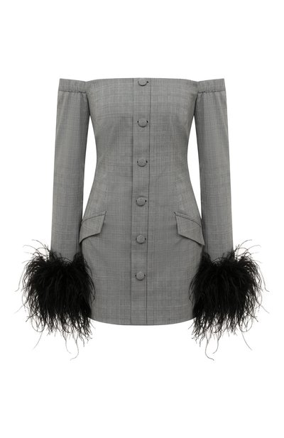 Платье с отделкой перьями LIKE YANA, арт. L1-23/0-713.2-1791, фото 1