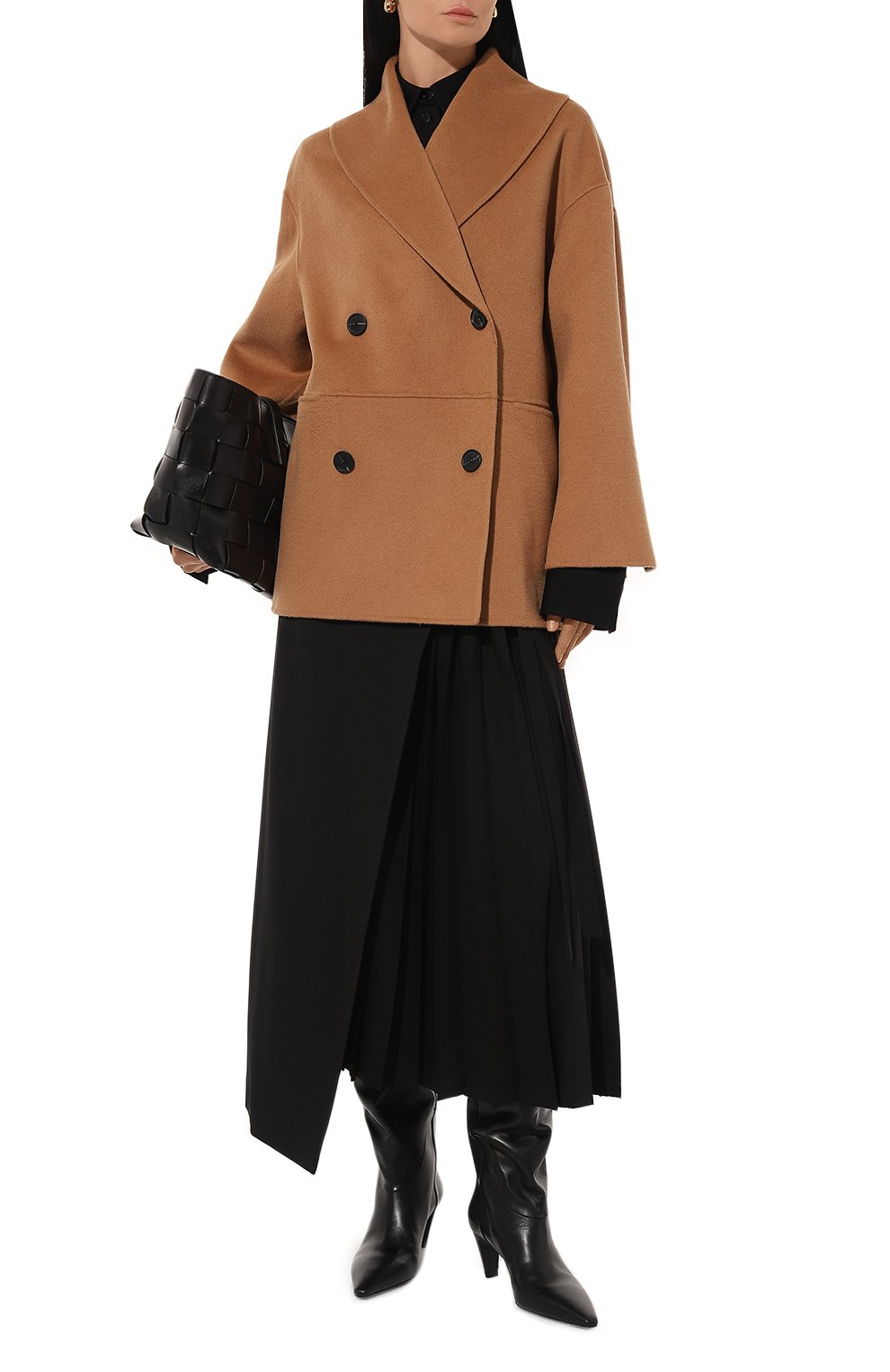 Шерстяное полупальто ERIKA CAVALLINI, арт. P4WW03, фото 2