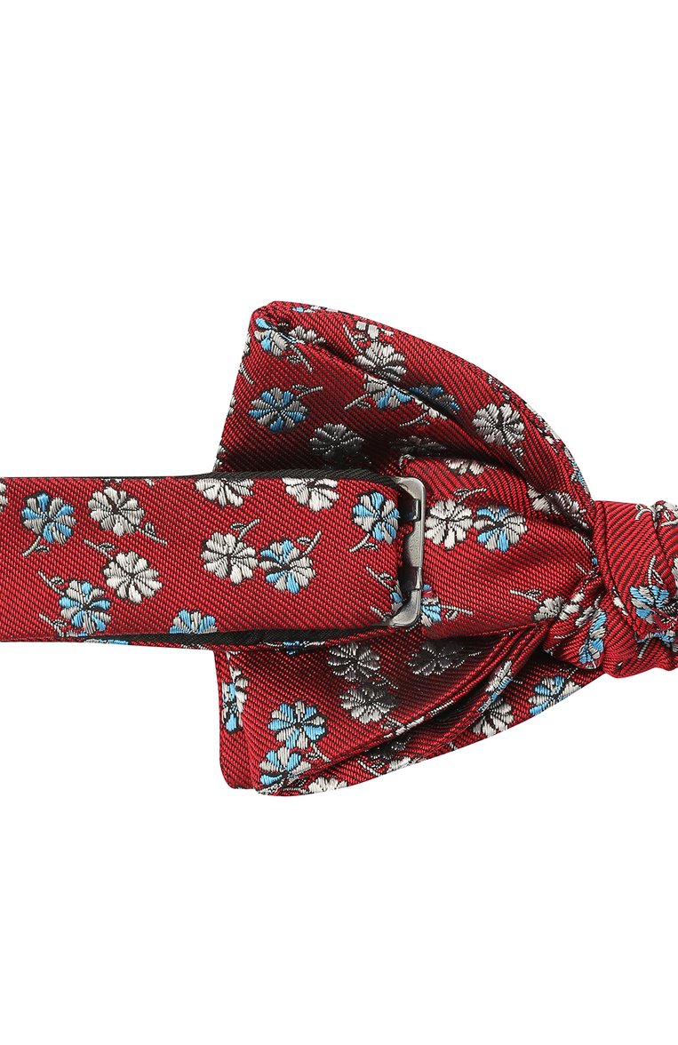 Мужской шелковый галстук-бабочка LANVIN красного цвета, арт. 2077/B0W TIE | Фото 3 (Материал: Шелк, Текстиль; Нос: Не проставлено)