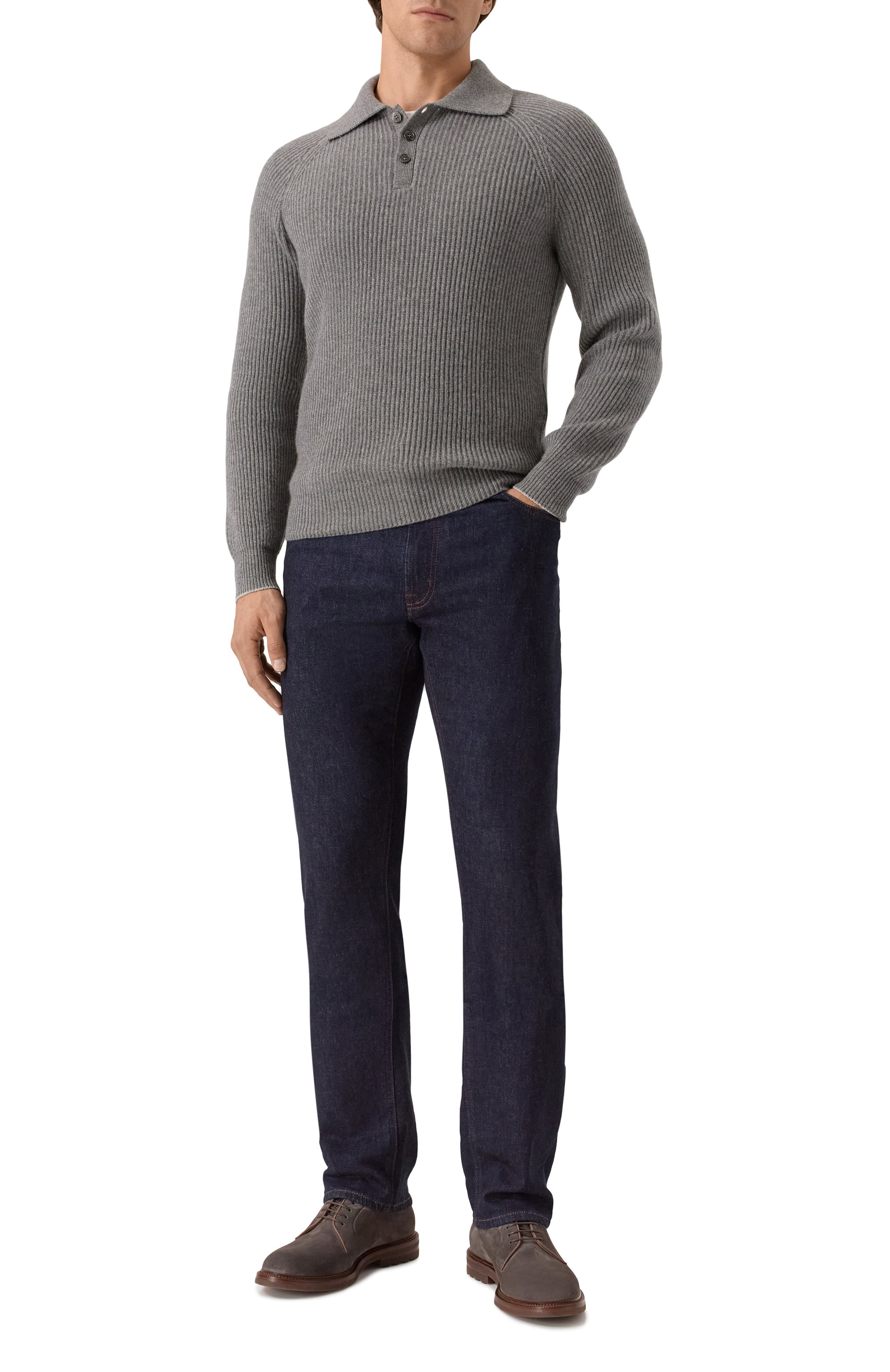 Замшевые дерби BRUNELLO CUCINELLI, арт. MZUPEAX810, фото 2