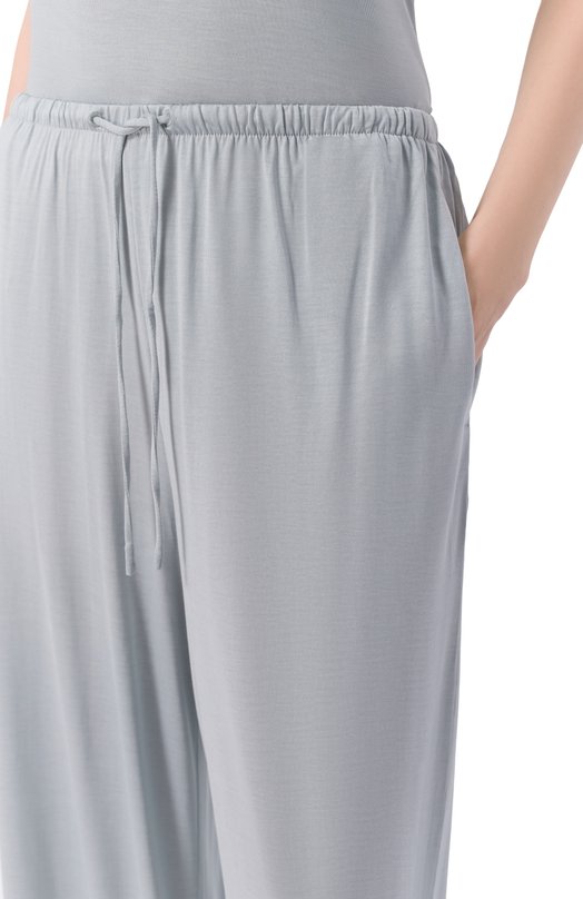 Шелковые брюки 12 STOREEZ 136666 Серый  136666 Фото 5