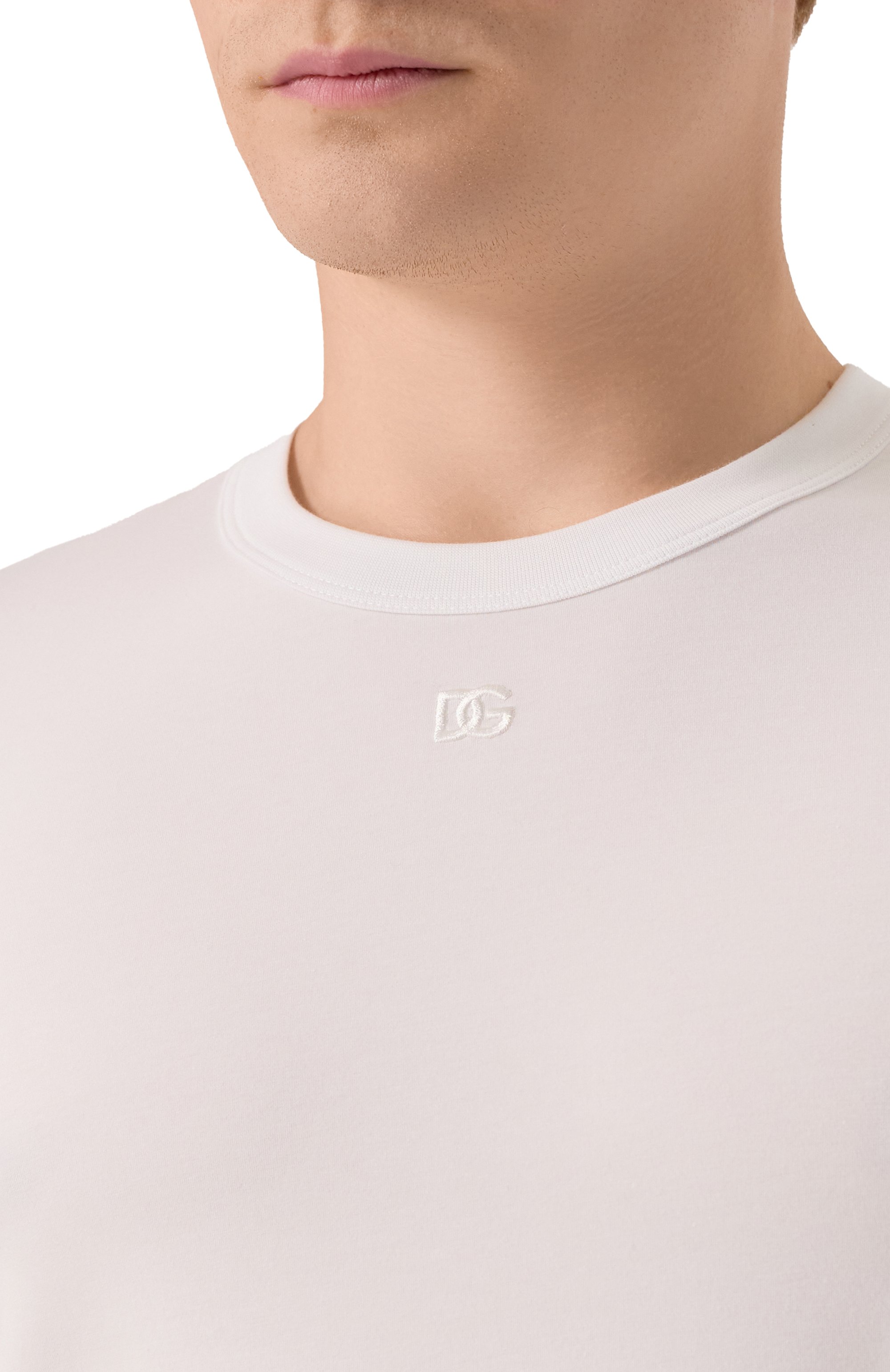 Хлопковая футболка DOLCE & GABBANA, арт. G8SX0Z/G7PIY, фото 5