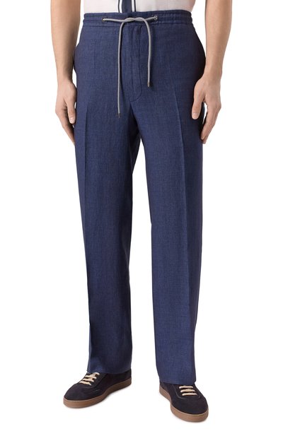 Льняные брюки CORNELIANI, арт. 274L27/2714159, фото 3