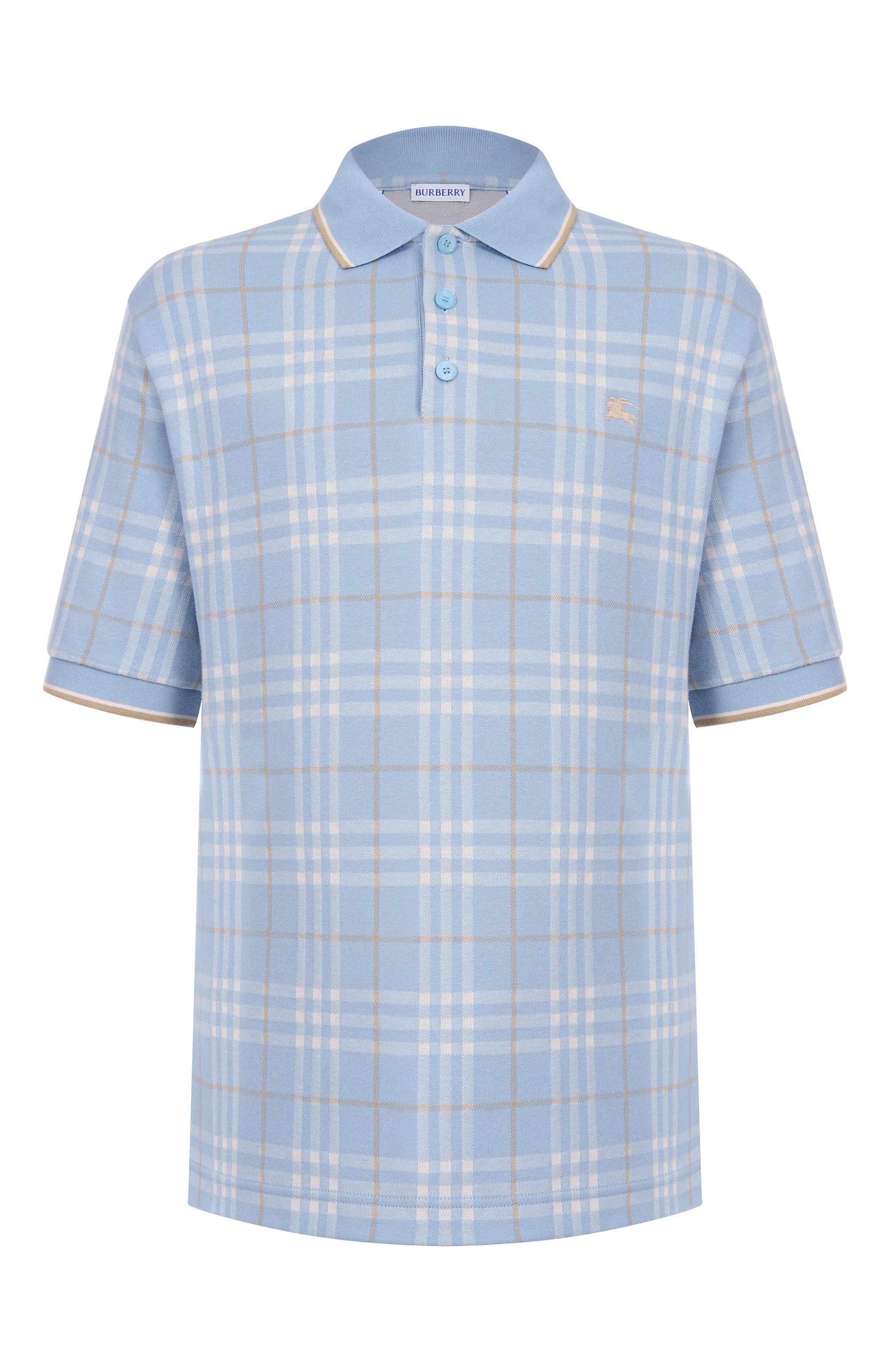 Хлопковое поло BURBERRY, арт. 8110103, фото 1