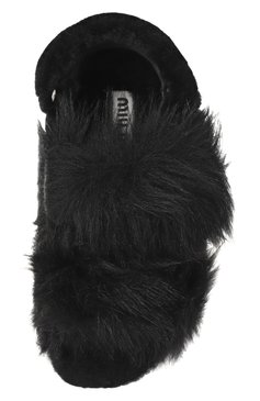 Сандалии из овчины MIU MIU, арт. 5X579D-173-F0002, фото 4