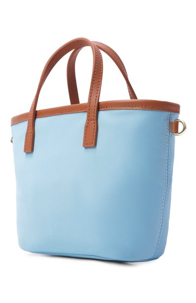 Сумка city mini MC2 SAINT BARTH голубого цвета по цене 14200 руб., арт. CB0005-01821L/CITY BAG MINI NYL0N, фото 4 Сумка city mini MC2 SAINT BARTH, арт. CB0005-01821L/CITY BAG MINI NYL0N, фото 4