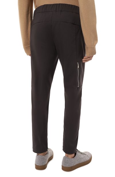 Хлопковые брюки KAZUYUKI KUMAGAI темно-серого цвета по цене 48650 руб., арт. AP22-009, фото 4 Хлопковые брюки KAZUYUKI KUMAGAI, арт. AP22-009, фото 4