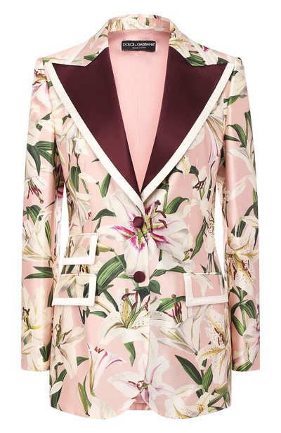 Женский шелковый жакет DOLCE & GABBANA, арт. F29AYT/HS149