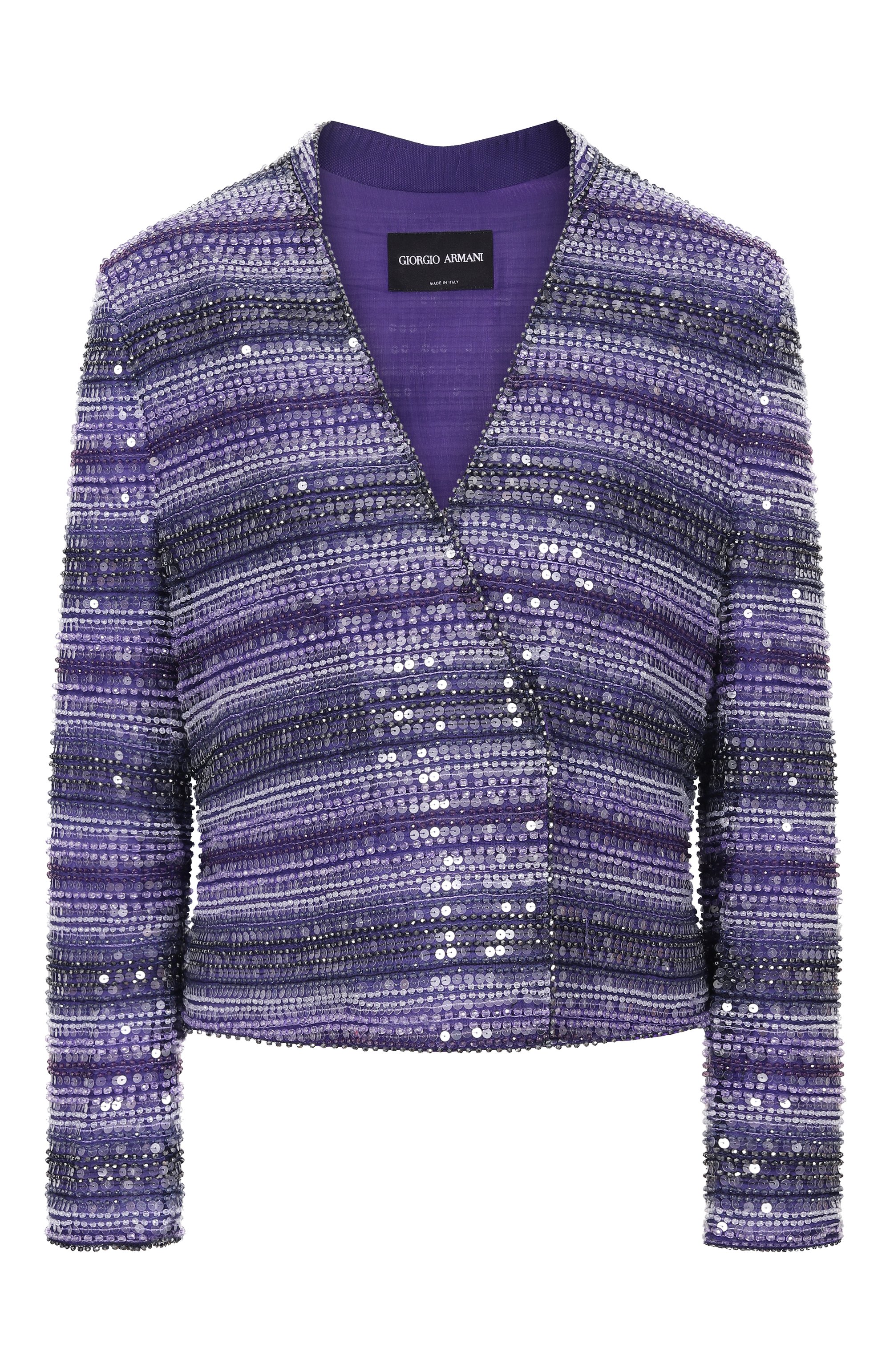 Жакет с отделкой пайетками и бисером GIORGIO ARMANI, арт. GW003001/AF24547, фото 1