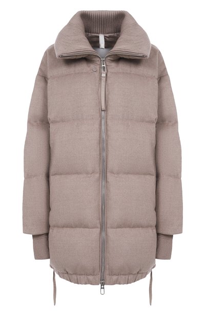 Женский пуховик из шерсти и вискозы DUNO, арт. BLANCA/PRAT0 MESTRE