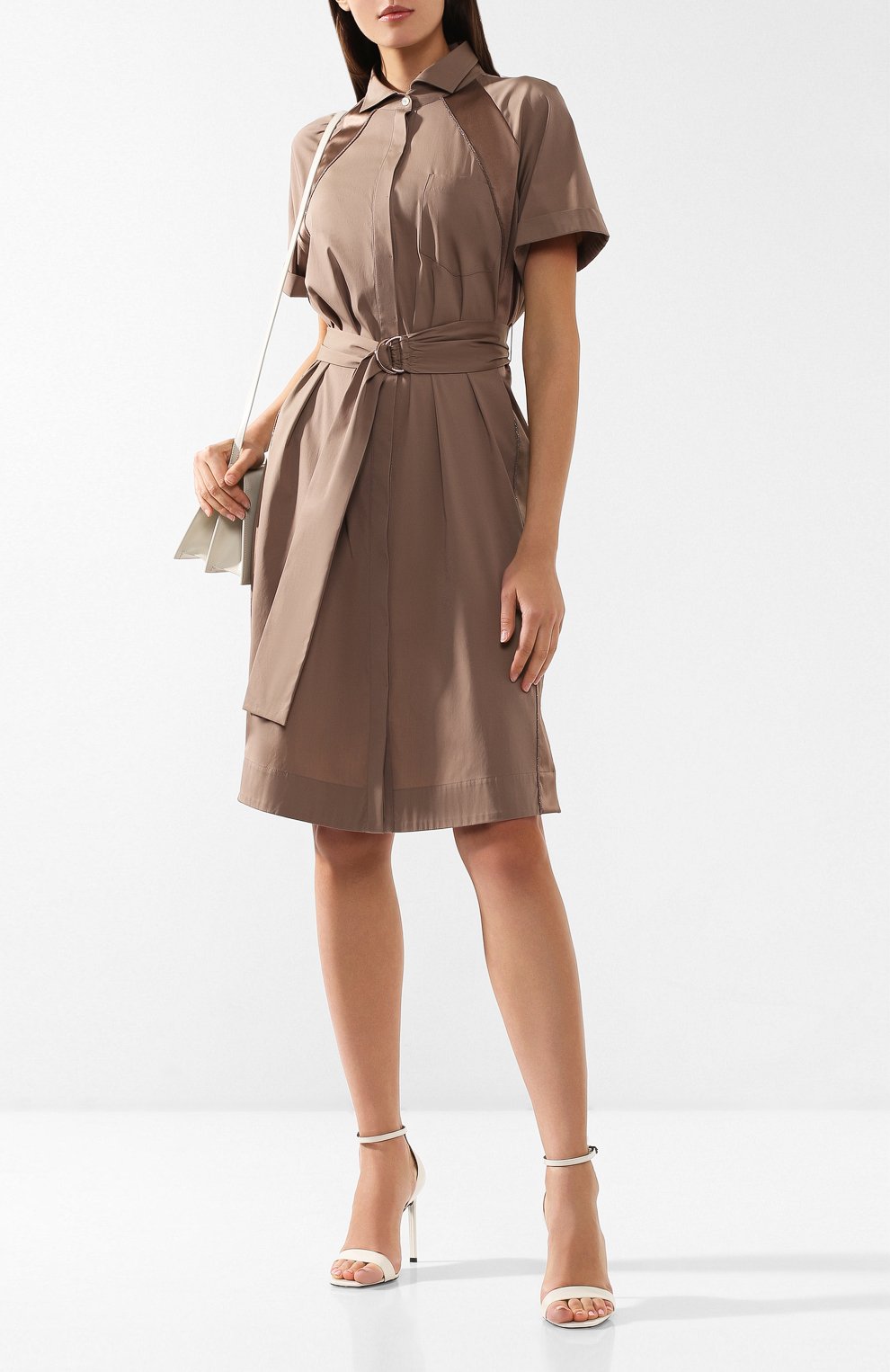 Хлопковое платье BRUNELLO CUCINELLI, арт. M0091AME31, фото 2