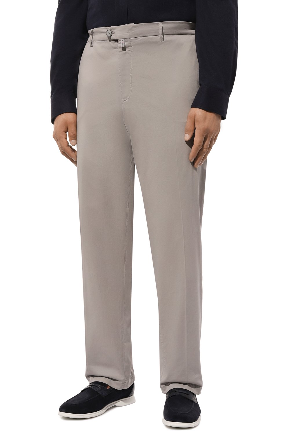 Брюки из хлопка и шелка KITON, арт. UFPPEK0606D, фото 3