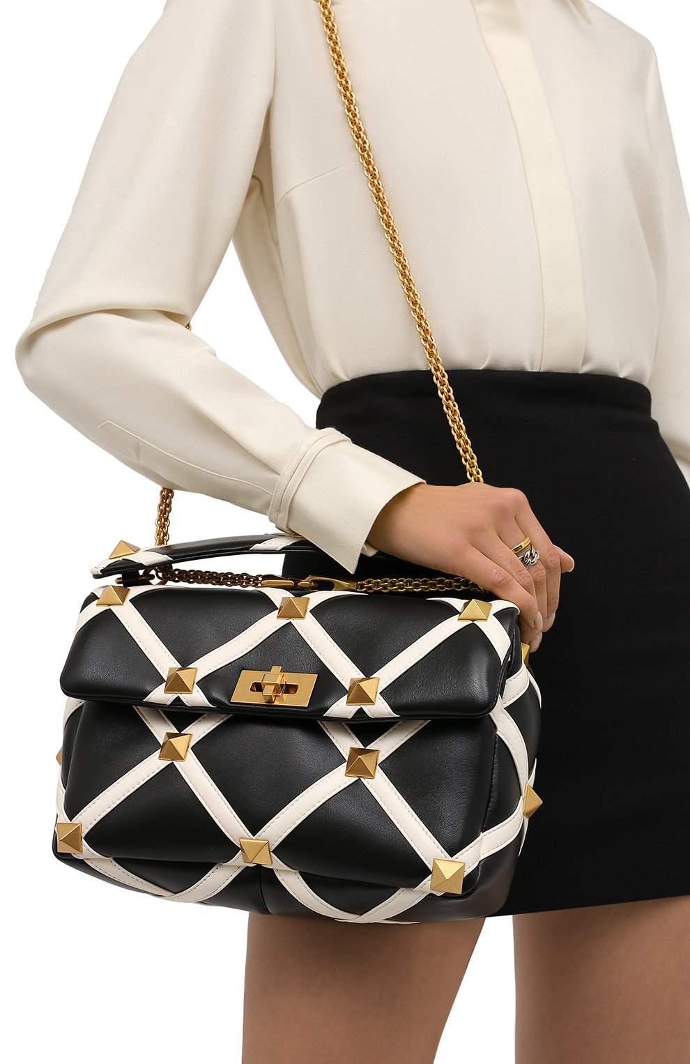 Сумка roman stud large VALENTINO, арт. WW0B0I60/ZDF, фото 6