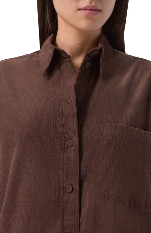 Вельветовая рубашка Academia CELIA-P0CKET-BC/75V1 Коричневый  CELIA-P0CKET-BC/75V1 Фото 5