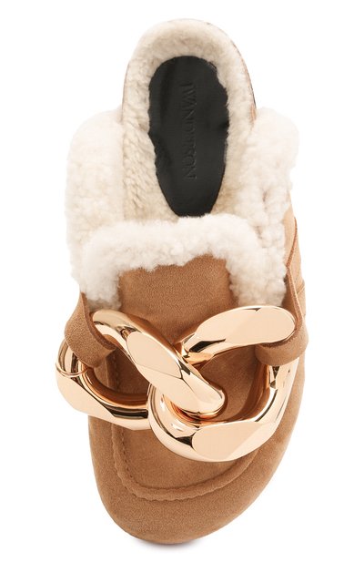 Замшевые сабо chain JW ANDERSON, арт. ANW35004B/14031, фото 5