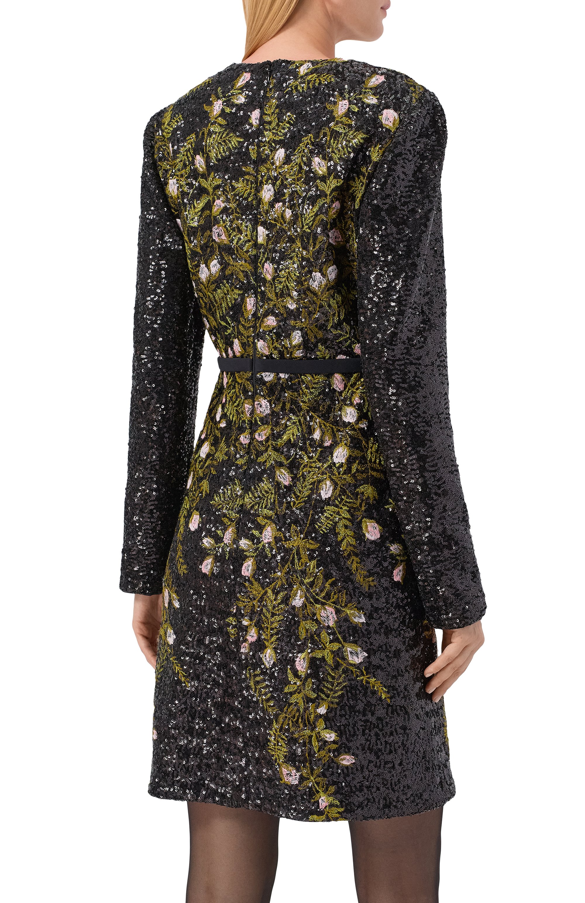 Платье с отделкой пайетками GIAMBATTISTA VALLI, арт. 25FWPVCA5162/39RIC, фото 4