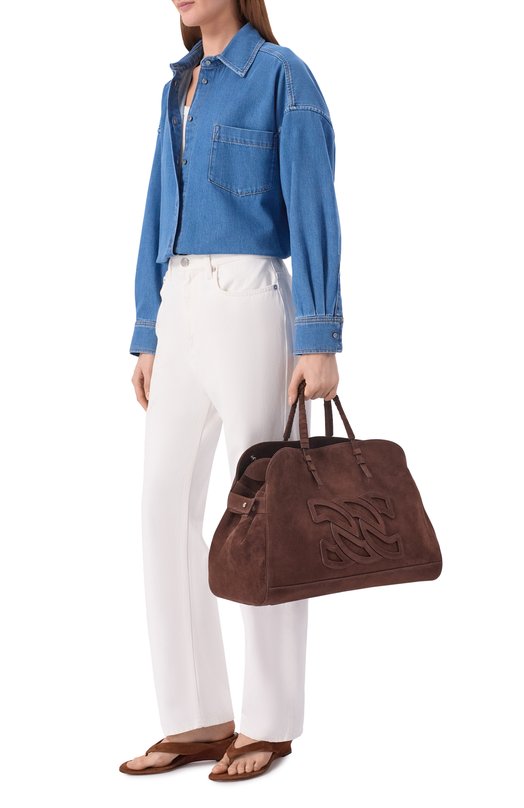 Сумка-тоут Park Avenue Casadei 3W458J0000/PAKVL Коричневый  3W458J0000/PAKVL Фото 3