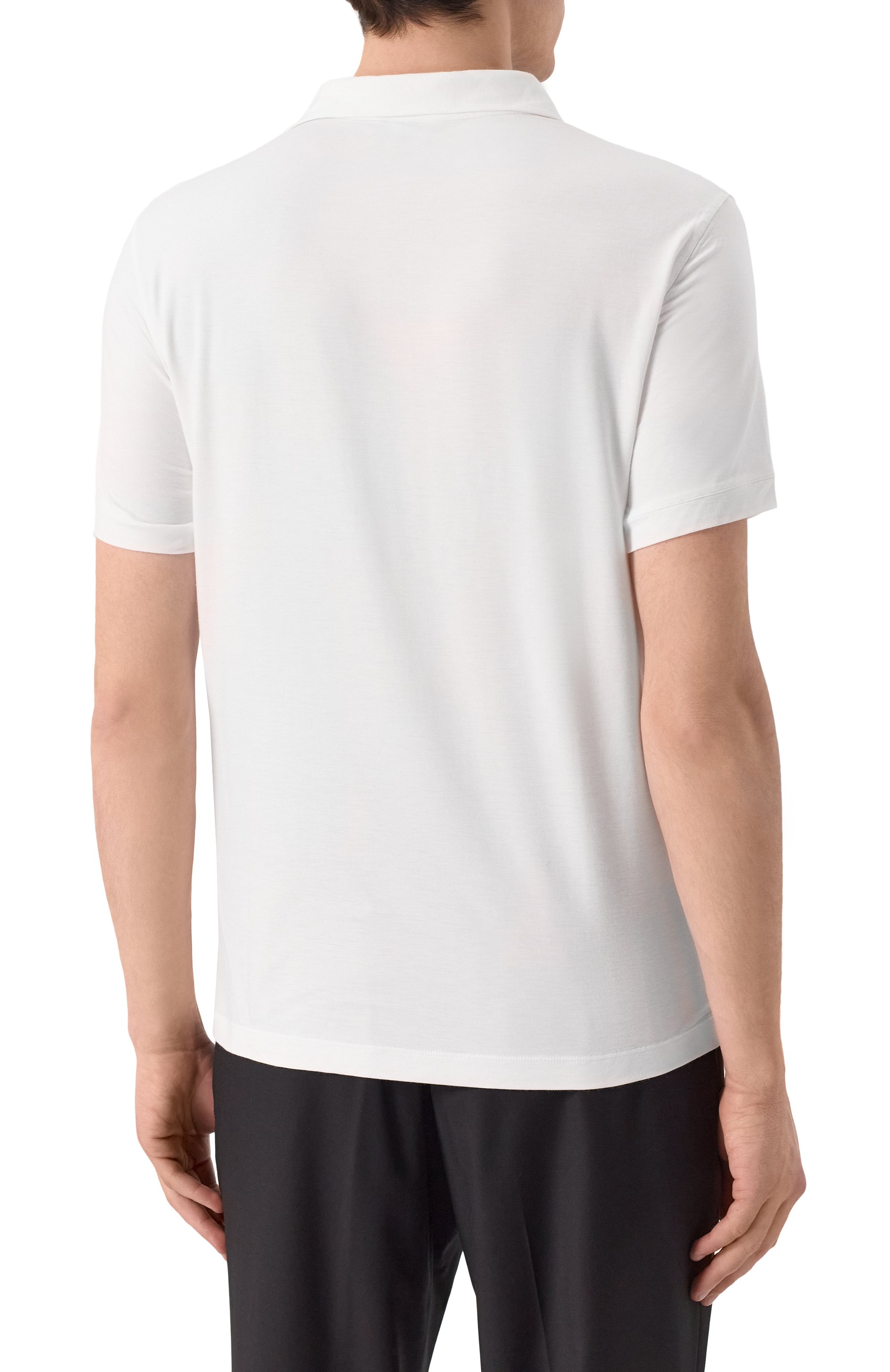 Поло из вискозы GIORGIO ARMANI, арт. 3GSF51/SJP4Z, фото 4