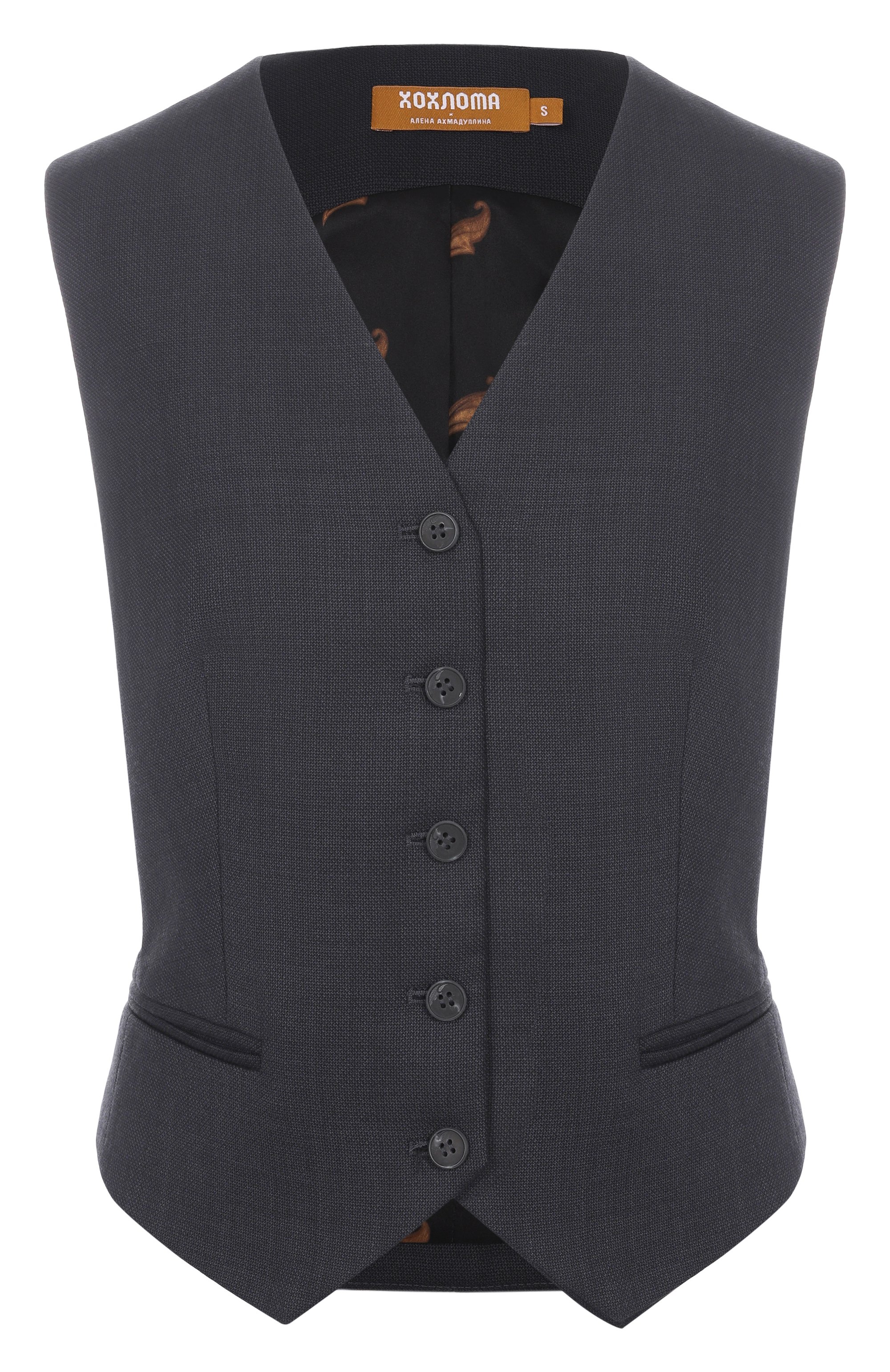 Шерстяной жилет ХОХЛОМА Х АЛЕНА АХМАДУЛЛИНА, арт. WTV2111, фото 1