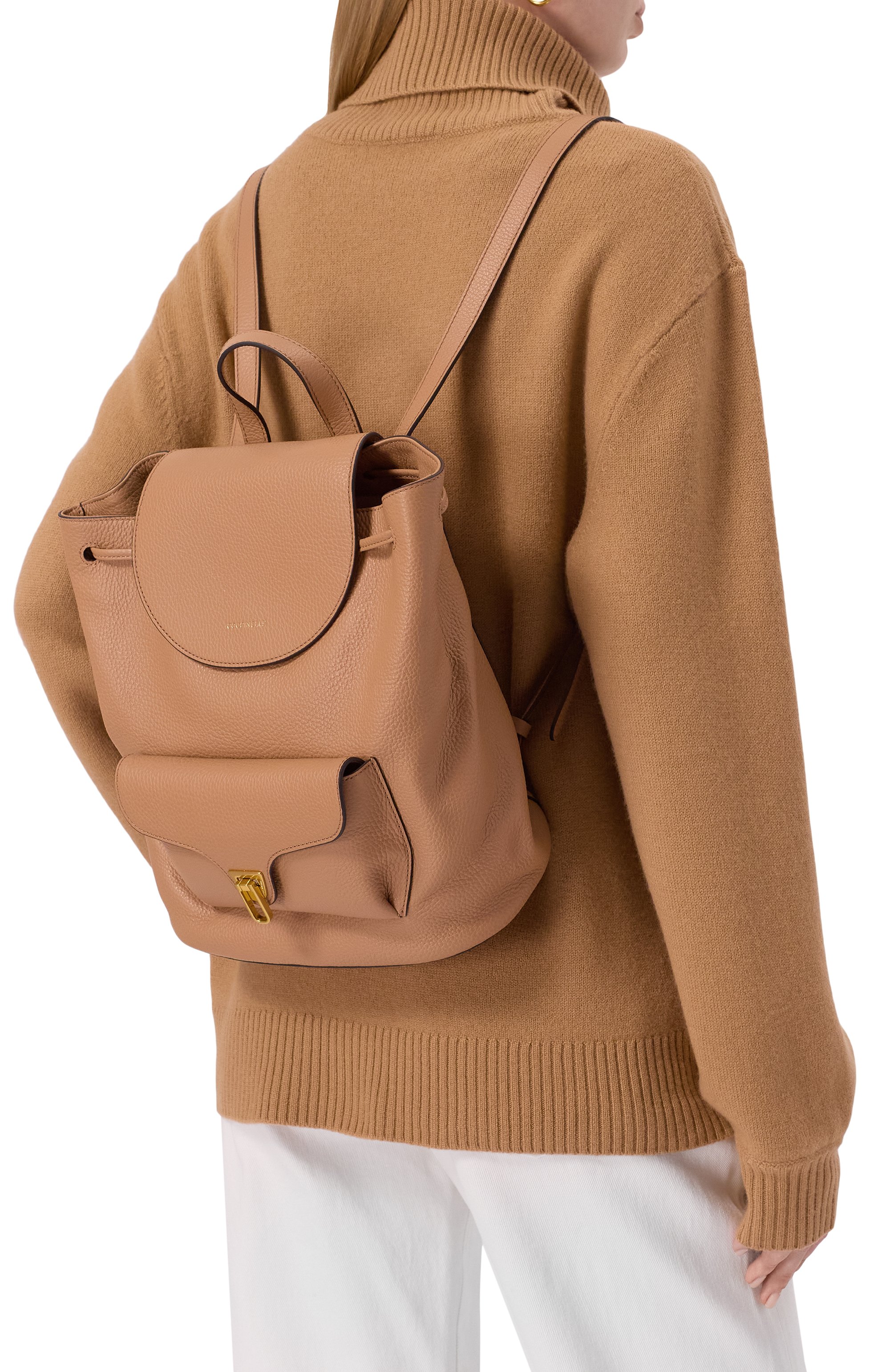 Рюкзак beat soft COCCINELLE бежевого цвета по цене 46200 руб., арт. E1MF6140101, фото 2 Рюкзак beat soft COCCINELLE, арт. E1MF6140101, фото 2