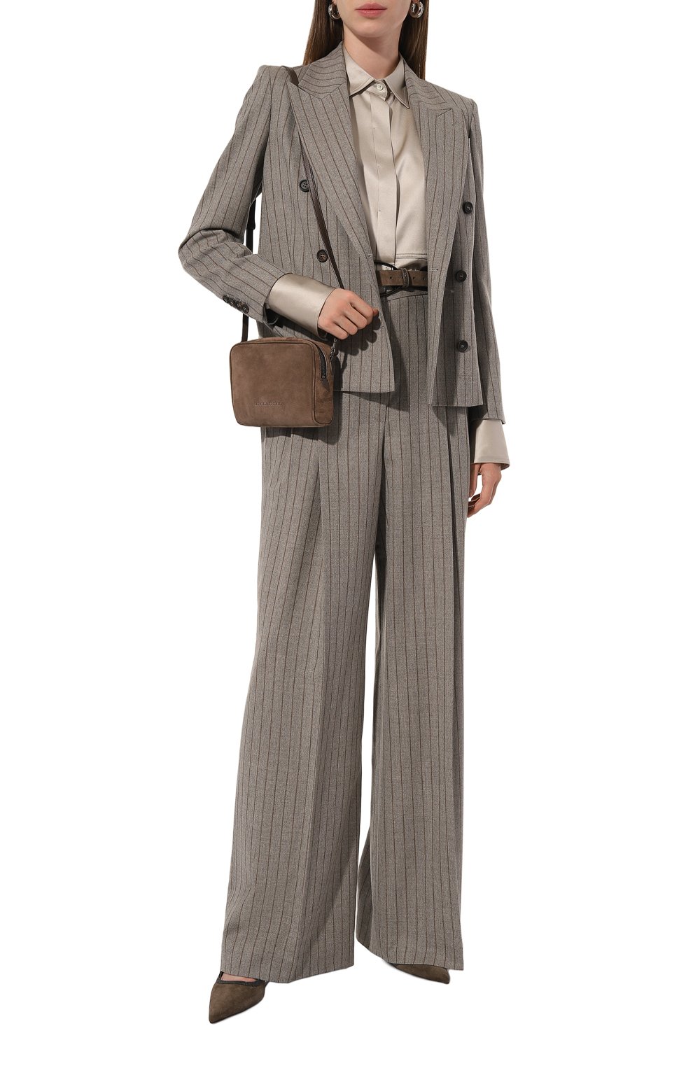 Сумка boston BRUNELLO CUCINELLI коричневого цвета по цене 213500 руб., арт. MBDLD2630, фото 7 Сумка boston BRUNELLO CUCINELLI, арт. MBDLD2630, фото 7