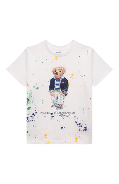 Хлопковая футболка POLO RALPH LAUREN, арт. 322858891, фото 1